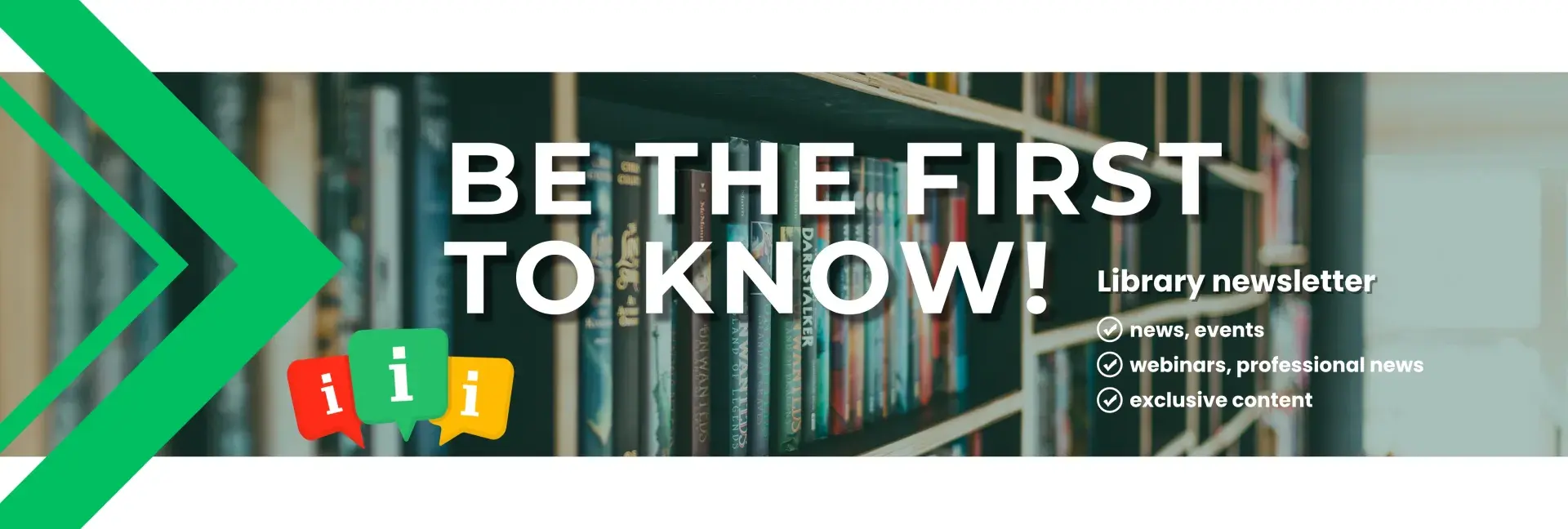 Be the first  to know! Subscribe to our newsletter!